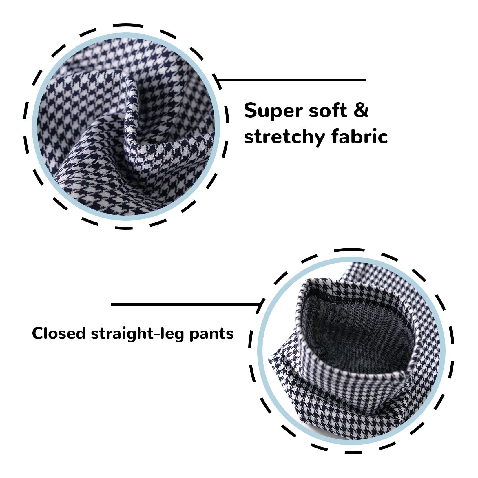 **ASHION Boys Dress Pants with Adjustable Waist - Slim Fit Stretch Plaid Chinos for Kids 2-12 Years - Perfect for School, Parties & Formal Events**