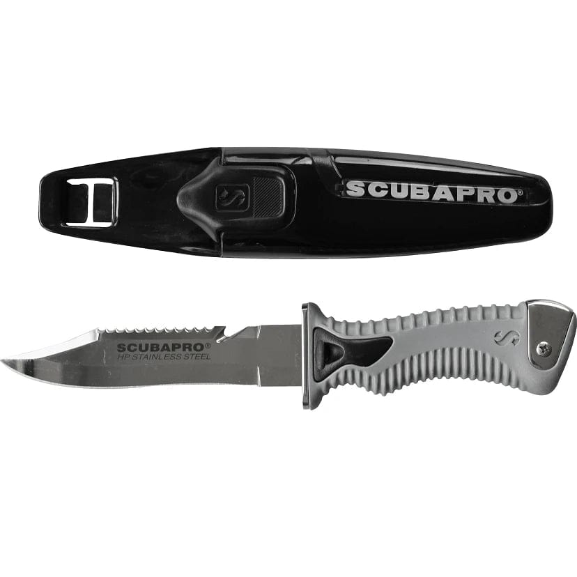 ScubaPro K 6 Dive Knife - Premium Stainless Steel Diving Knife for Scuba, Snorkeling & Water Sports - Perfect for Underwater Safety & Cutting Tasks
