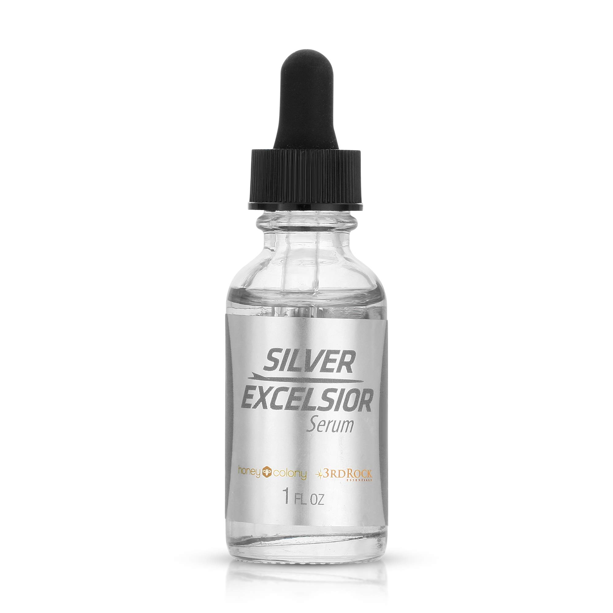 Silver Excelsior Serum 4000 PPM - Natural Liquid Silver Immune Support Supplement | Colloidal Silver Dietary Supplement for Immune System Boost (1 oz) | Perfect for Daily Wellness & Immune Defense