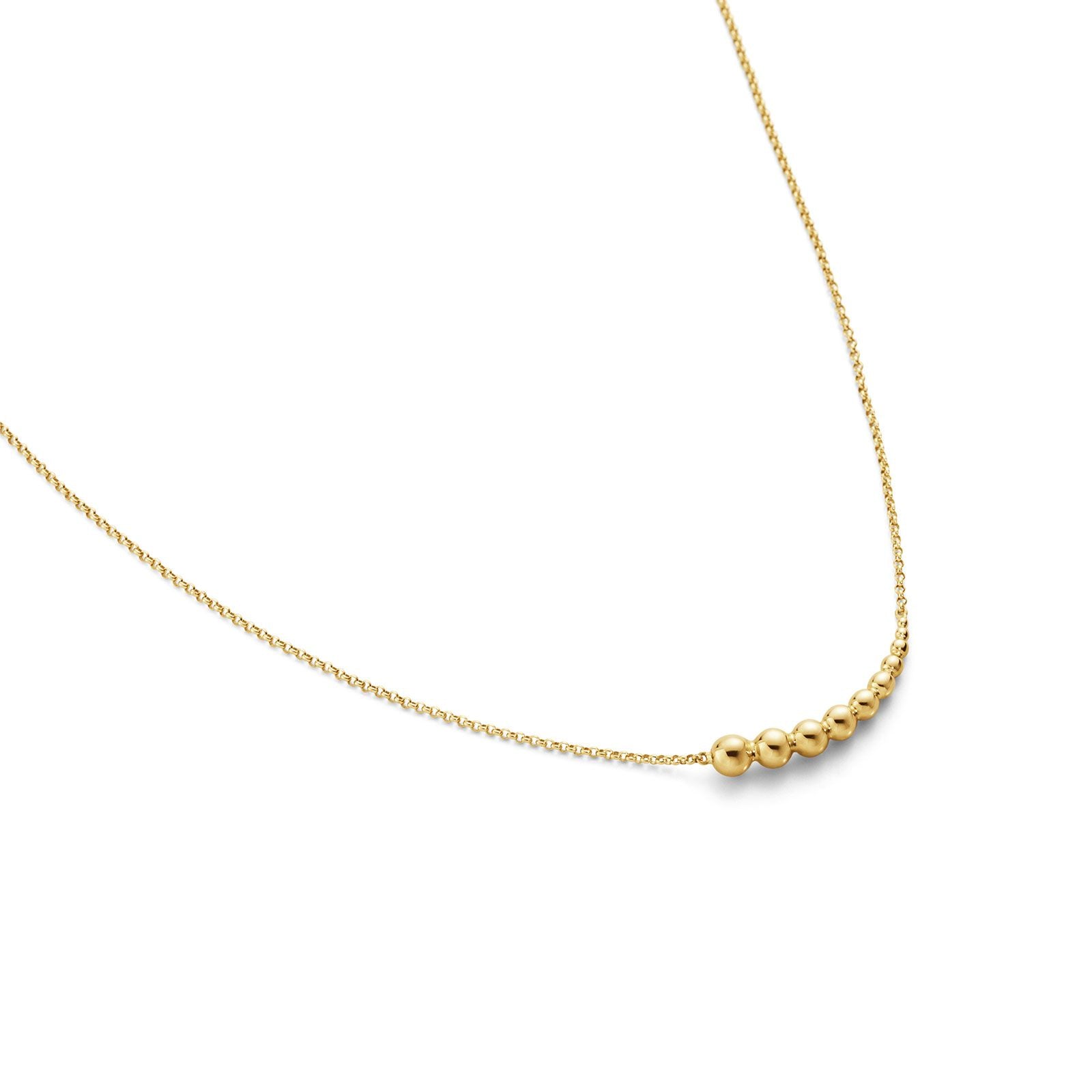 Georg Jensen MOONLIGHT GRAPES 18K Yellow Gold Pendant Necklace for Women - Elegant Jewelry Gift for Anniversary, Birthday & Special Occasions