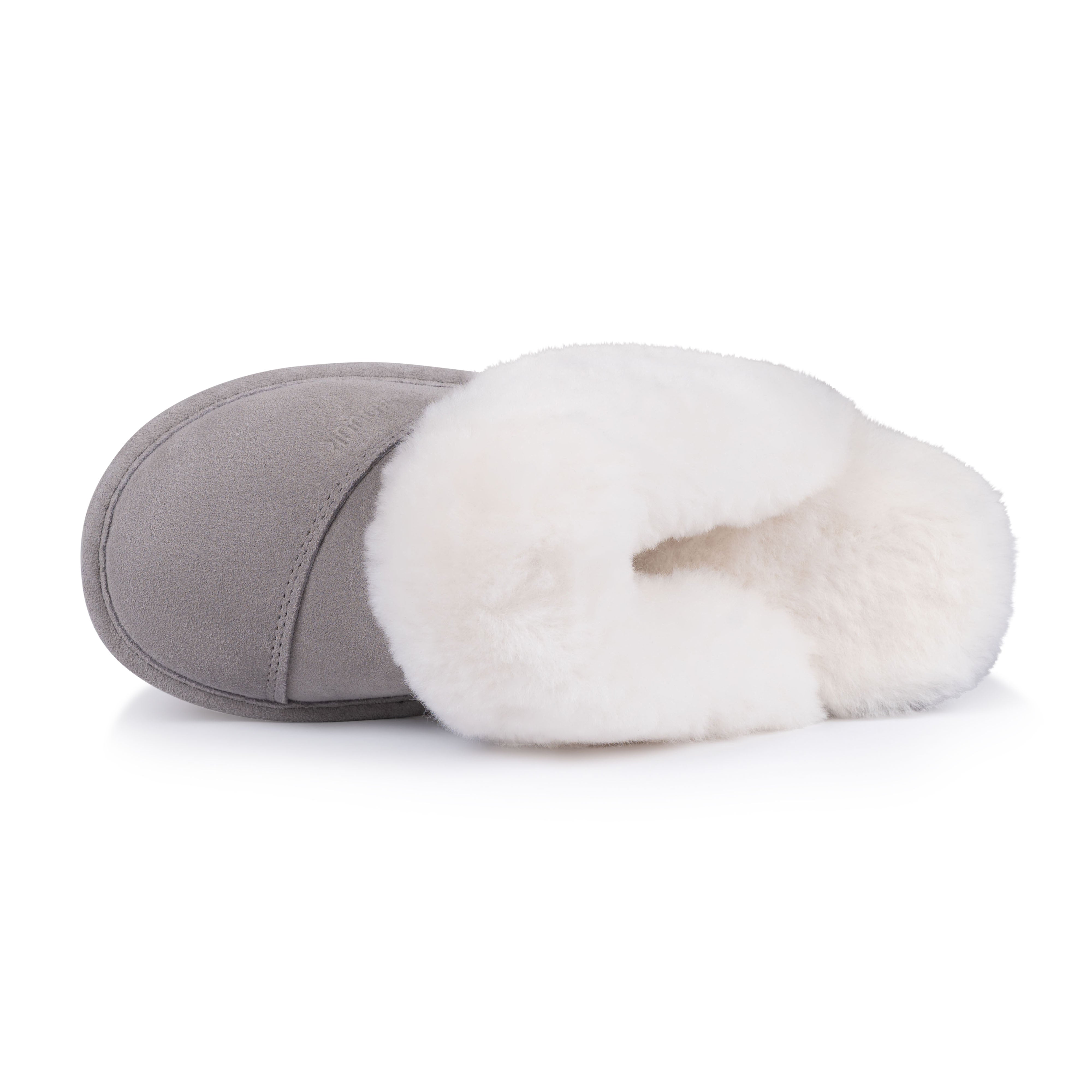 Joy Women's Cozy Memory Foam Slippers - Light Gray House Shoes for Indoor Comfort, Warm Fuzzy Winter Slippers for Women with Non-Slip Sole - Perfect for Home, Office & Relaxation