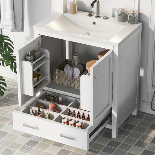 White(with Drawer)