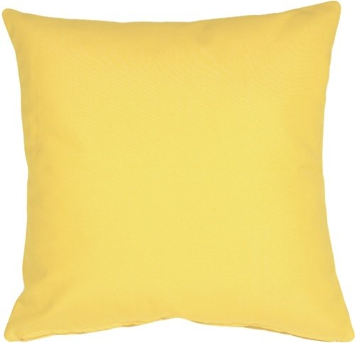 Sunbrella Outdoor Pillow Set of 2 - 20x20 Inch Waterproof Decorative Throw Pillows with Inserts, Buttercup Yellow - Perfect for Patio Furniture, Poolside Lounging & Garden Decor