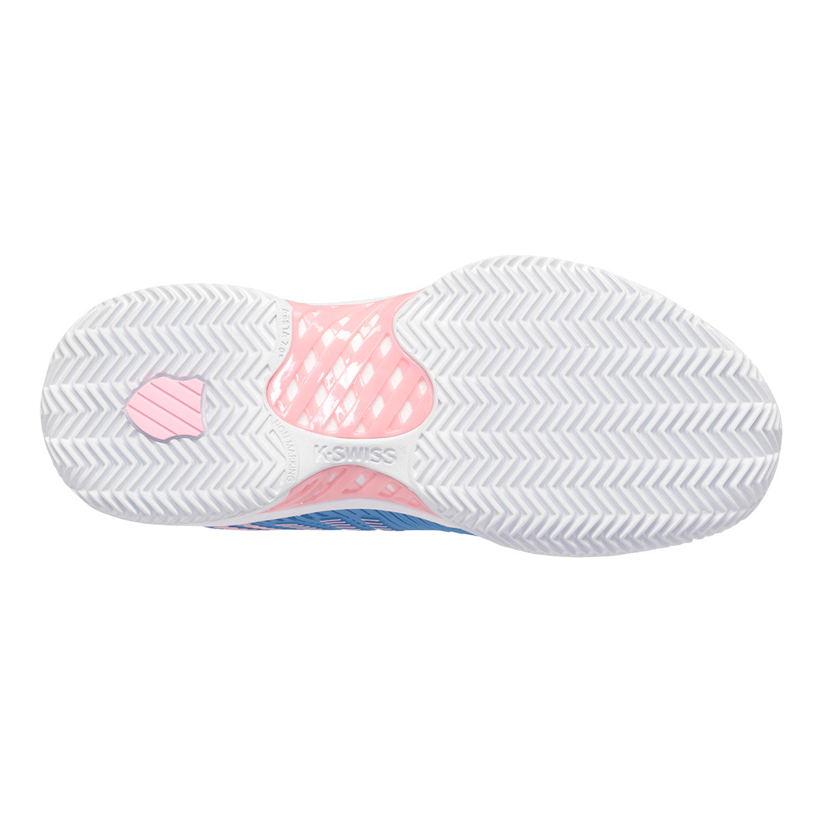 K Swiss Hypercourt Express 2 Women's Clay Court Tennis Shoes - Lightweight & Durable for Optimal Performance | Blue & Pink Colorway | Perfect for Competitive Matches & Casual Court Play
