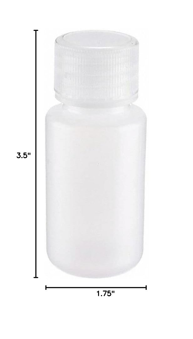 Leak Proof Travel Bottles for Toiletries - 3oz TSA Approved Clear Plastic Bottles with Secure Lined Polypropylene Lids (Pack of 6) - Perfect for Air Travel, Gym, Camping & Daily Essentials