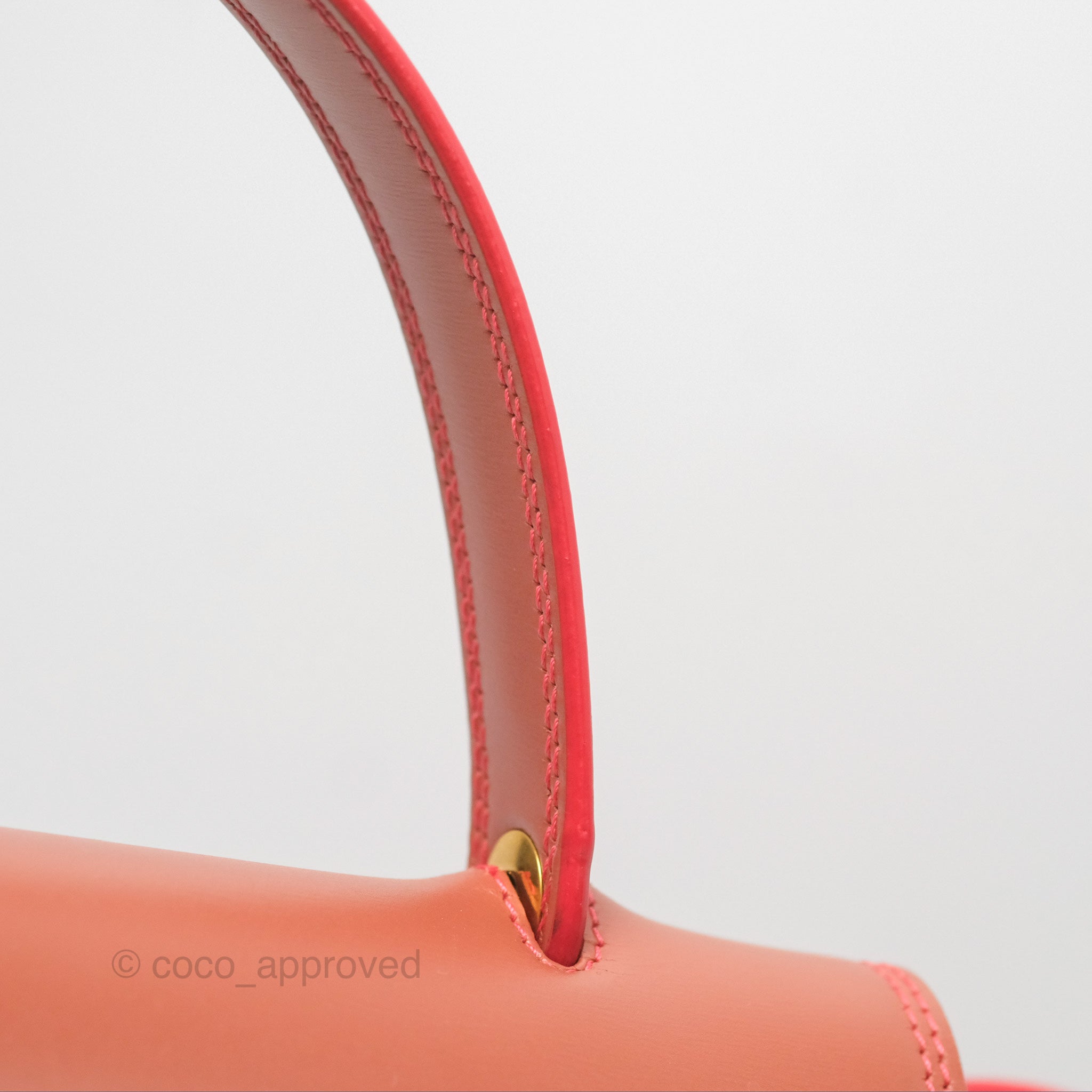 Celine Micro Belt Bag in Terracotta | Smooth Leather with Gold Hardware | Perfect for Work, Travel & Everyday Use