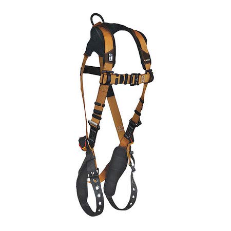 Full Body Safety Harness Vest - Adjustable & Comfortable for Construction, Roofing, and Fall Protection - No Belt Design for Easy Wear