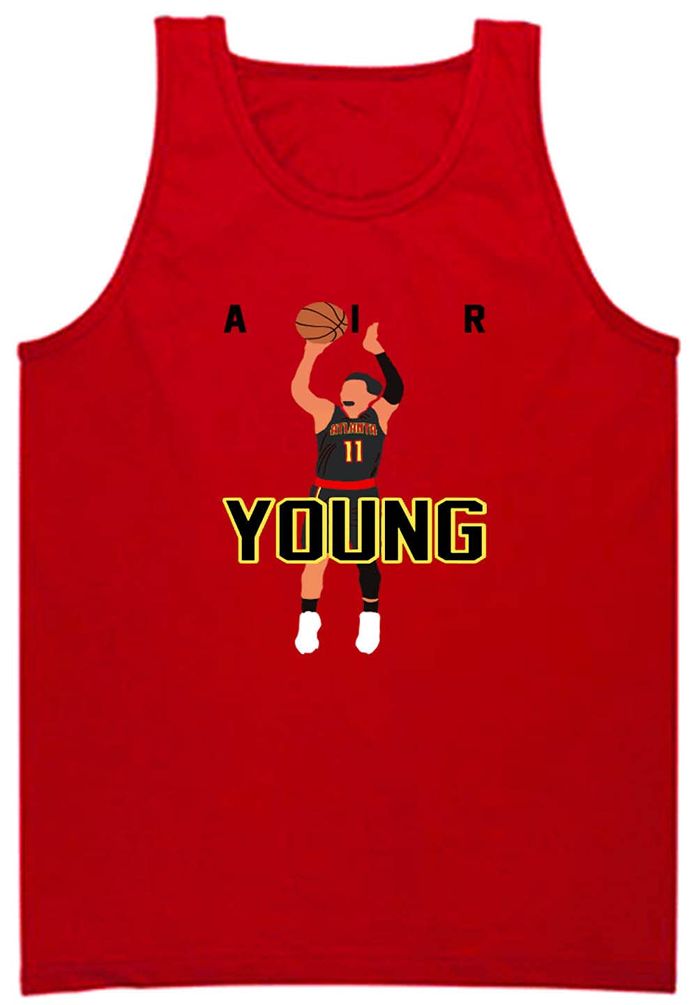 Atlanta Air Young Red Tank Top for Women - Comfortable & Stylish Casual Wear for Summer, Gym, and Outdoor Activities