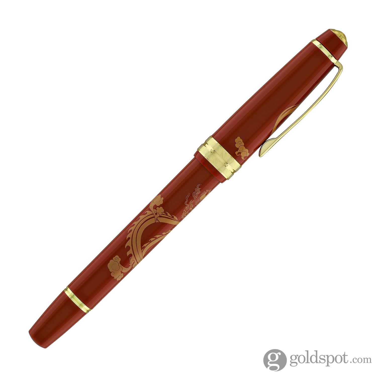 Cross Bailey Light Year of the Dragon Fountain Pen - Premium Polished Amber Resin & Gold Tone Nib - Perfect for Collectors, Calligraphy & Luxury Gift Giving