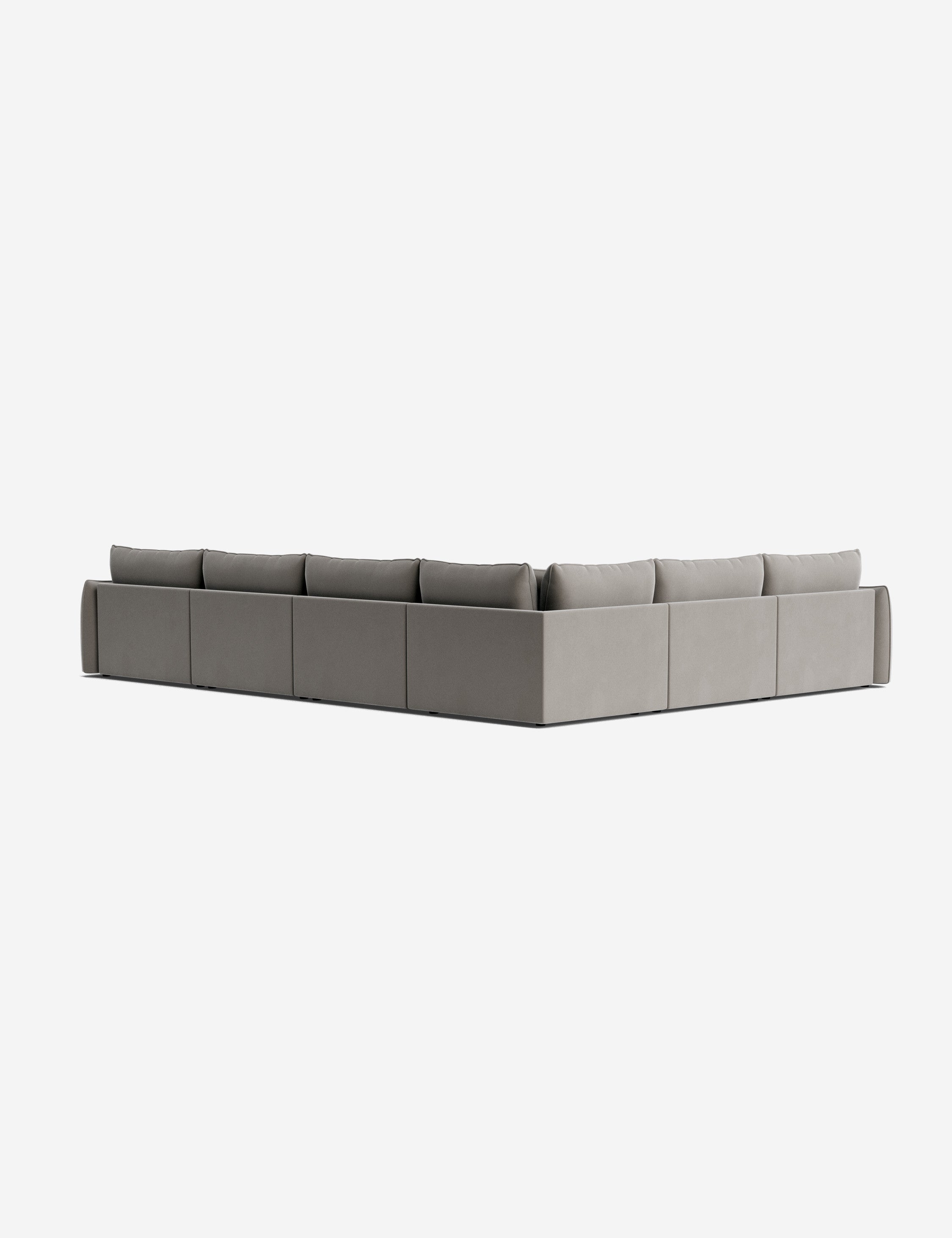 Balmer Modular Corner Sectional Sofa - Modern L-Shaped Couch with Reversible Chaise, Soft Fabric Upholstery for Living Room, Family Room & Home Theater Comfortable Seating