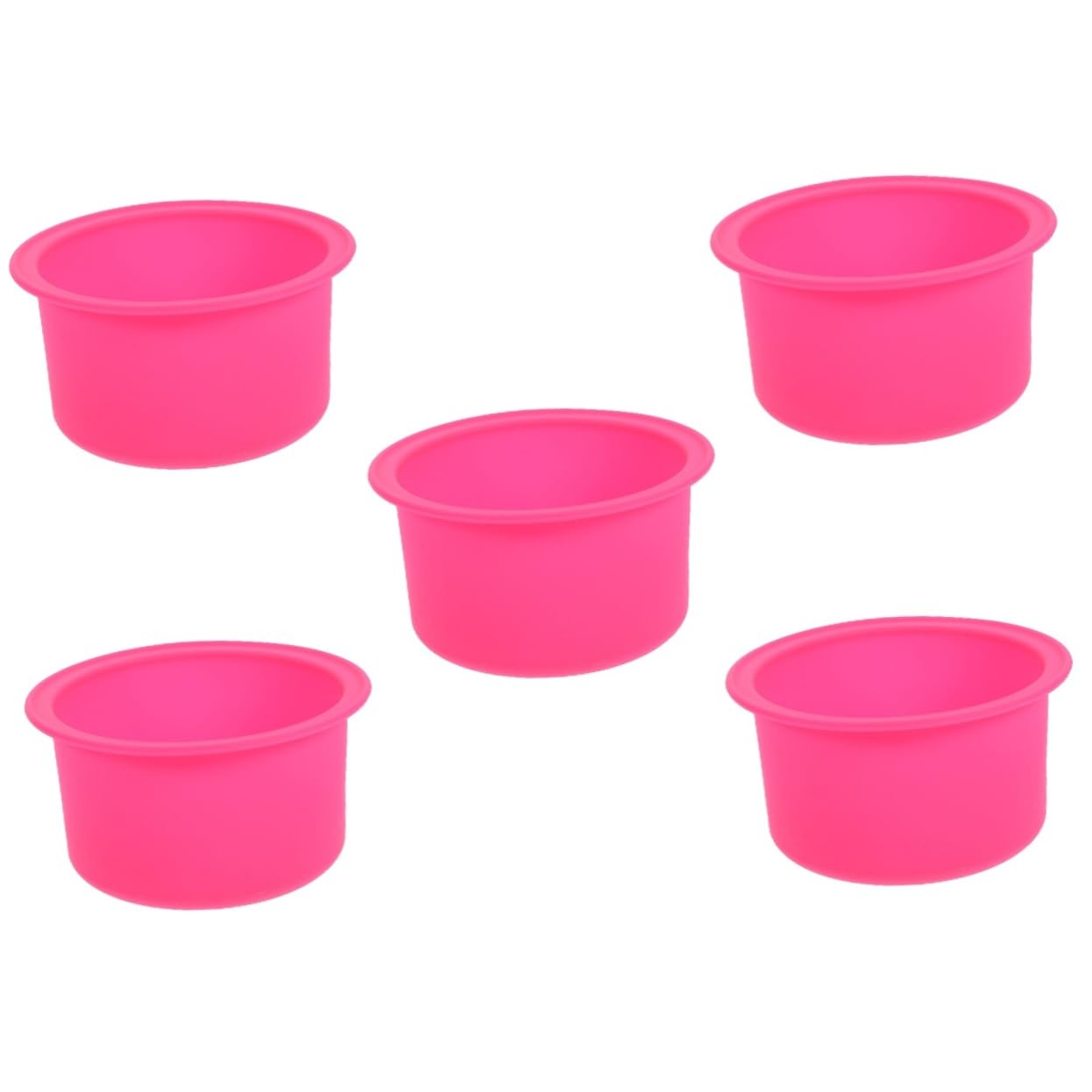 Operitacx 5-Pack Reusable Wax Melting Bowls - Scented Wax Warmer Liners for Hair Removal, Candle Wax, Wax Melts | Compatible with Wax Warmers & Fryers | Perfect for DIY Beauty, Home Spa, and Aromatherapy