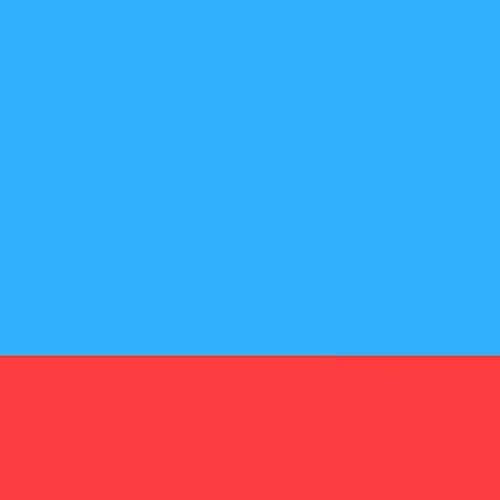 Blue & Red