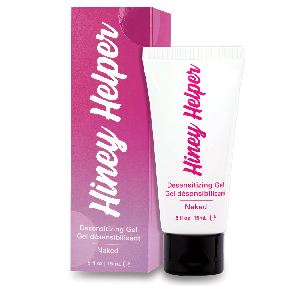 Jelique Hiney Helper Nude Fragrance-Free Anal Relaxation Gel - Soothing Discomfort for Post-Workout & Intimate Moments