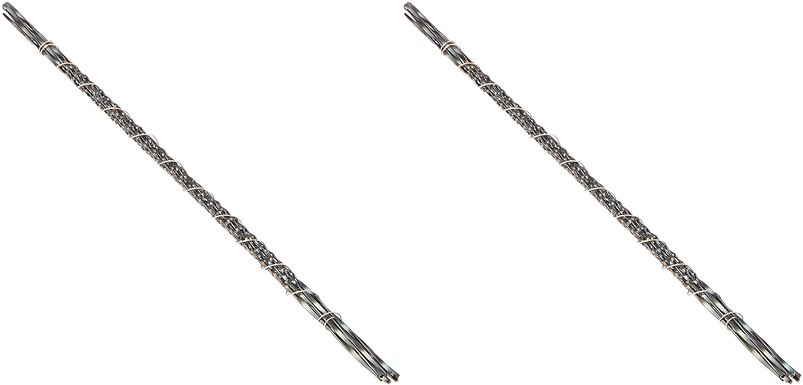 Olson Saw SP46300 Spiral Scroll Saw Blades - Pack of 2 for Woodworking, Metal Cutting & DIY Crafts