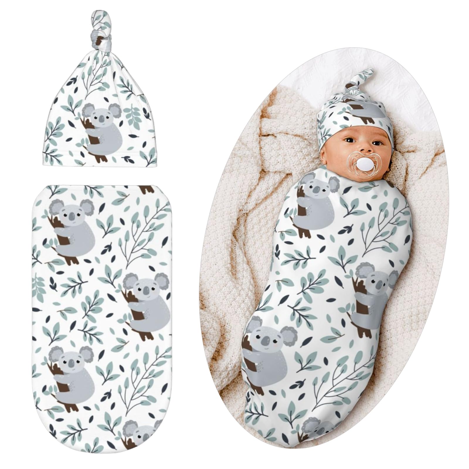 Soft Baby Swaddle Blanket - Breathable Newborn Sleeping Sack for Boys & Girls | Cozy Unisex Swaddling Wrap for Infant Sleep & Nursery | Perfect for Bedtime, Napping & On-the-Go Comfort