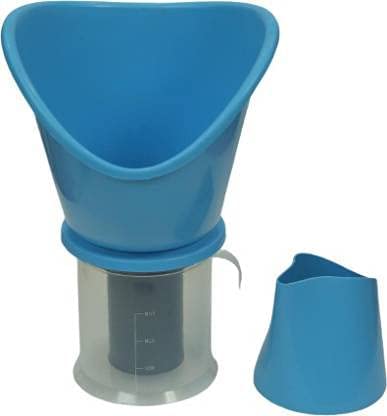 Shakuntla Satnam Facial Steamer & Vaporizer for Deep Pore Cleansing - Blue and White | Professional Skin Care at Home, Spa & Beauty Salon Use