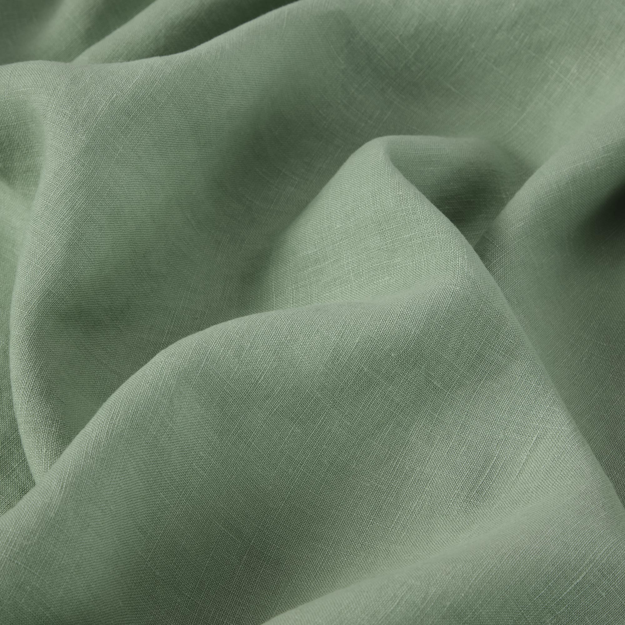 Premium 100% Linen Flat Sheet - Sage Green Color - Breathable & Soft Bedding for Comfortable Sleep - Perfect for Master Bedroom, Guest Room & Vacation Homes