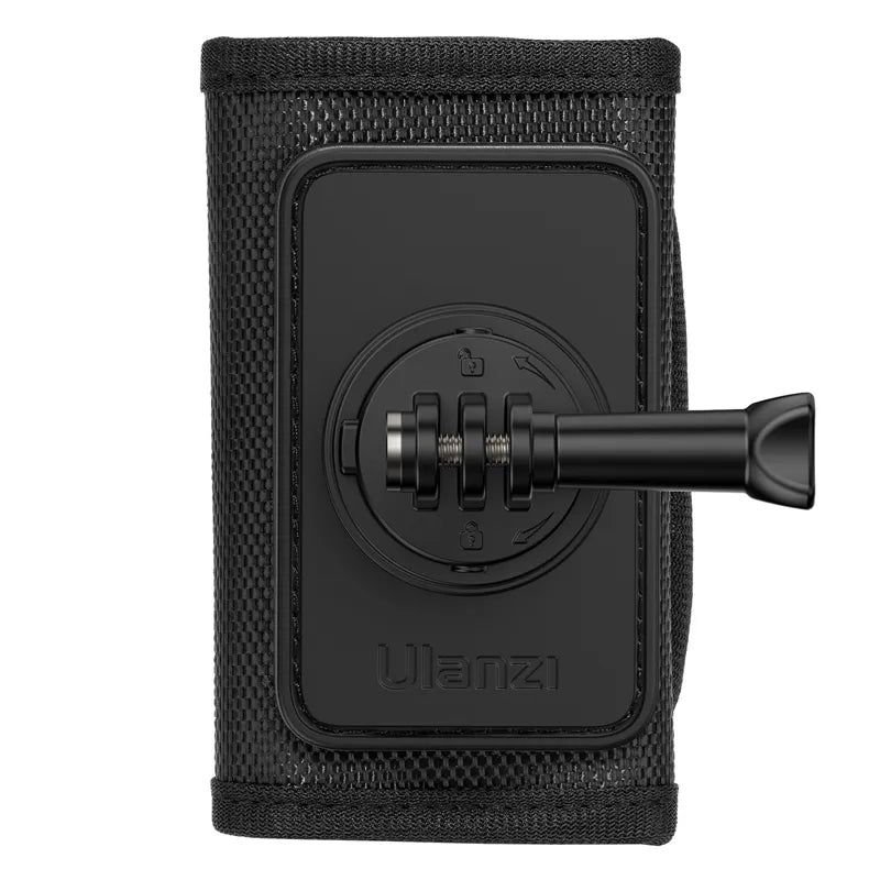 Ulanzi CO62 Go Quick II Magnetic Backpack Clip Mount for GoPro Hero 11/10/9/8/7, DJI Osmo Action - Secure Hands-Free Vlogging While Hiking, Cycling & Outdoor Adventures (Model C064GBB1)