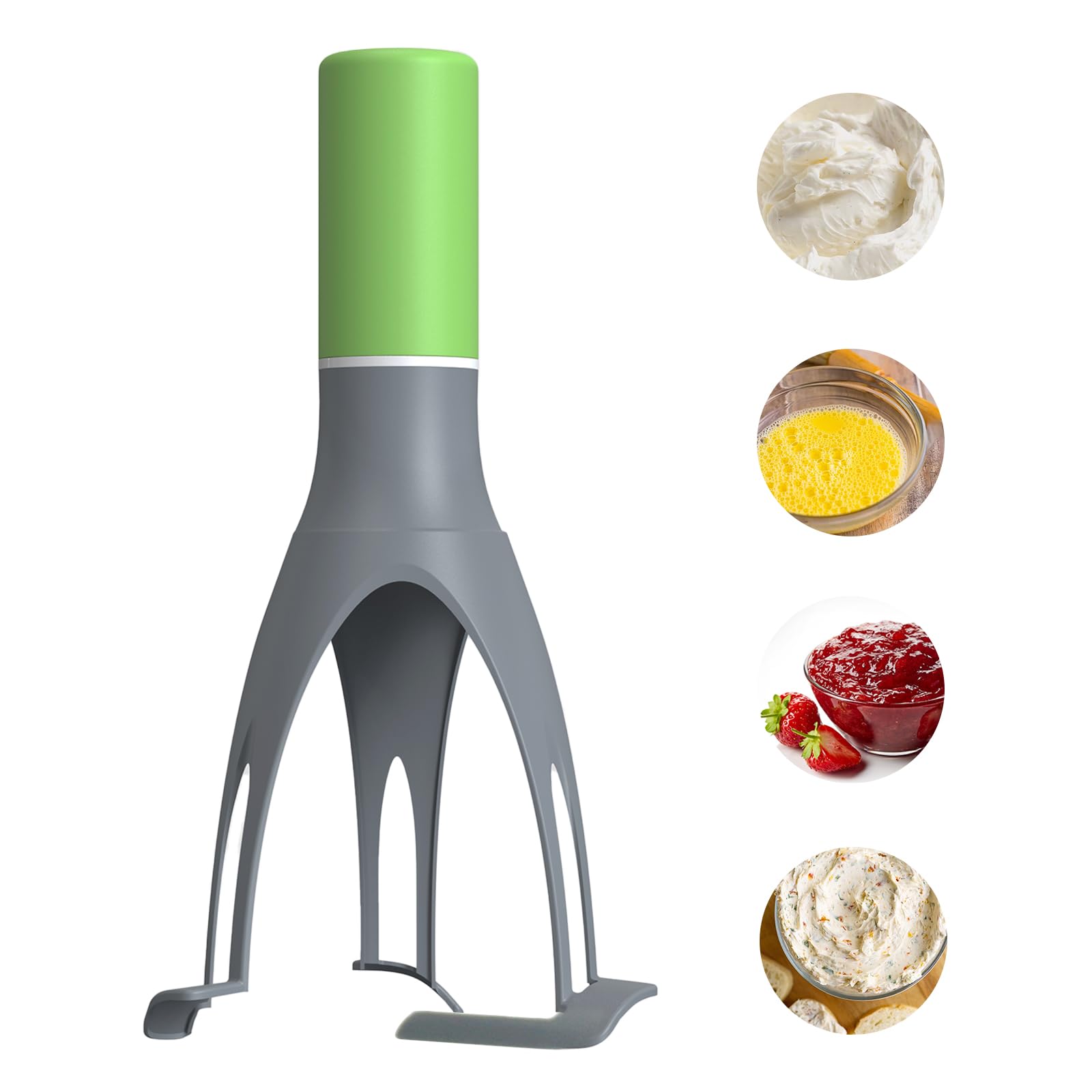 3-Speed Electric Handheld Mixer - TAMIK Mini Egg Whisk, Cream Blender, Cake Batter Mixer for Baking, Sauces, Soups & Smoothies | Compact Automatic Stirring Stick for Kitchen & Dessert Making