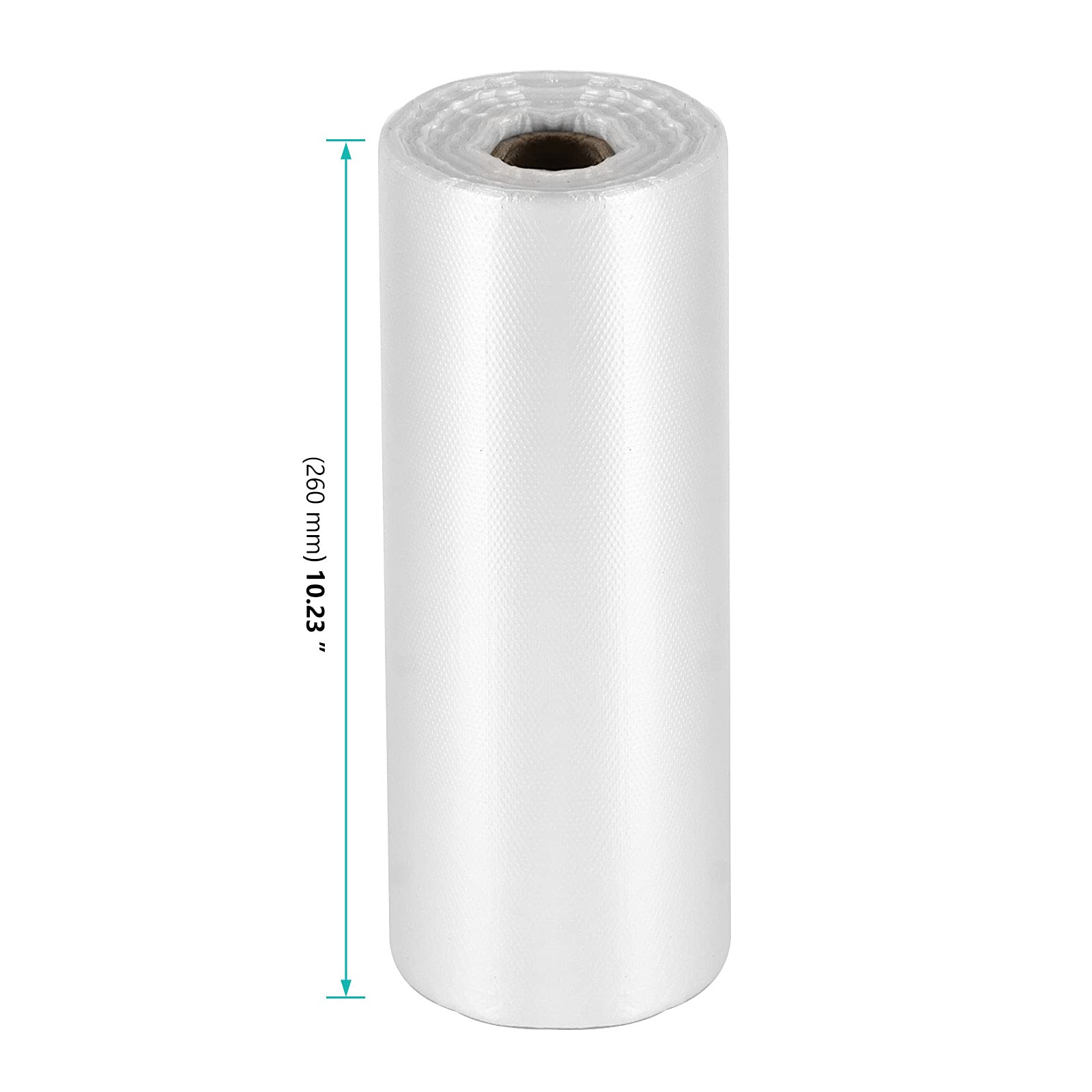 FUNSUEI 1000 Count 10x14 Inch Clear Plastic Produce Bags on Rolls - Bulk Food Storage Bags for Bread, Fruits, Vegetables, Grocery Shopping & Farmers Market Use (1 Roll/500 Bags)