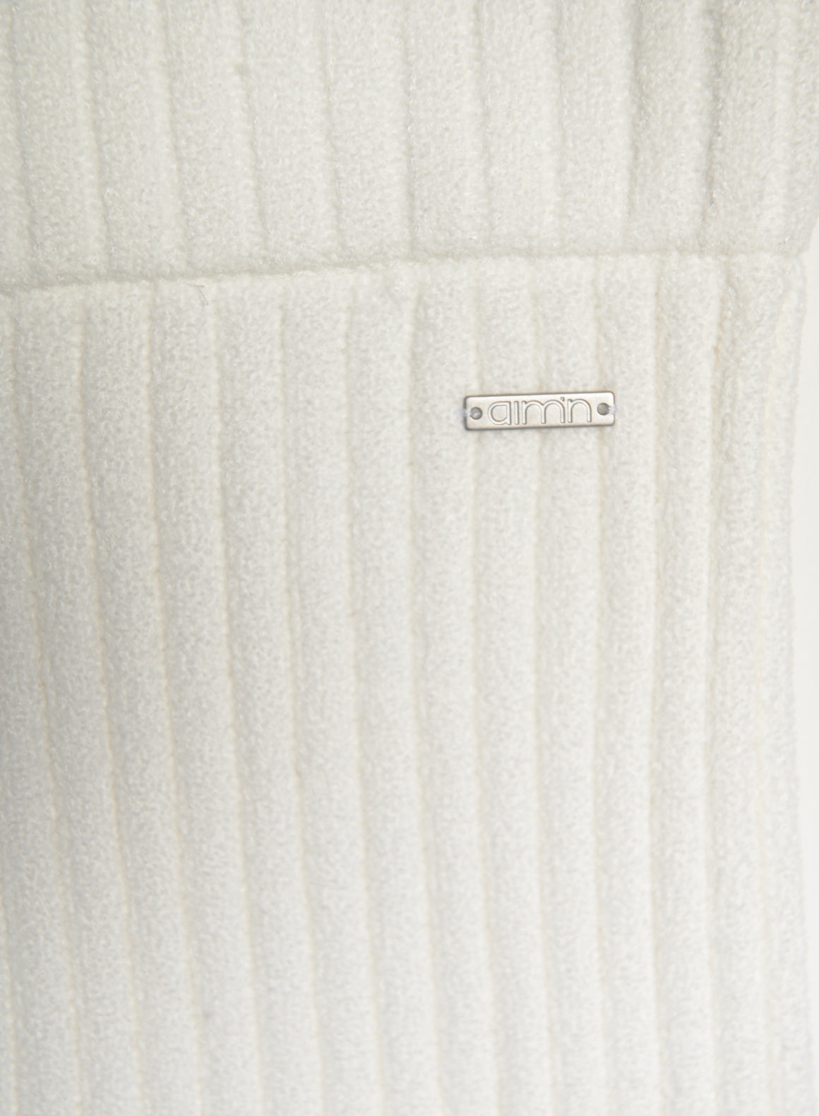 Almond White Rib Knit Sweater for Women - Cozy Winter Pullover with Cable Stitch Design | Perfect for Casual Outfits, Office Wear & Holiday Gatherings