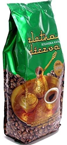 Vispak Golden Dzezva Ground Coffee - Premium Regular Coffee, 907g (32 oz) for Rich Flavor - Perfect for Morning Brew, Office Use & Gifting