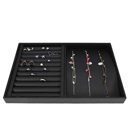Stylish Jewelry Tray Organizer - Elegant Storage Box for Earrings, Rings, Necklaces & Bracelets | Perfect for Women's Jewelry Organization at Home or Travel