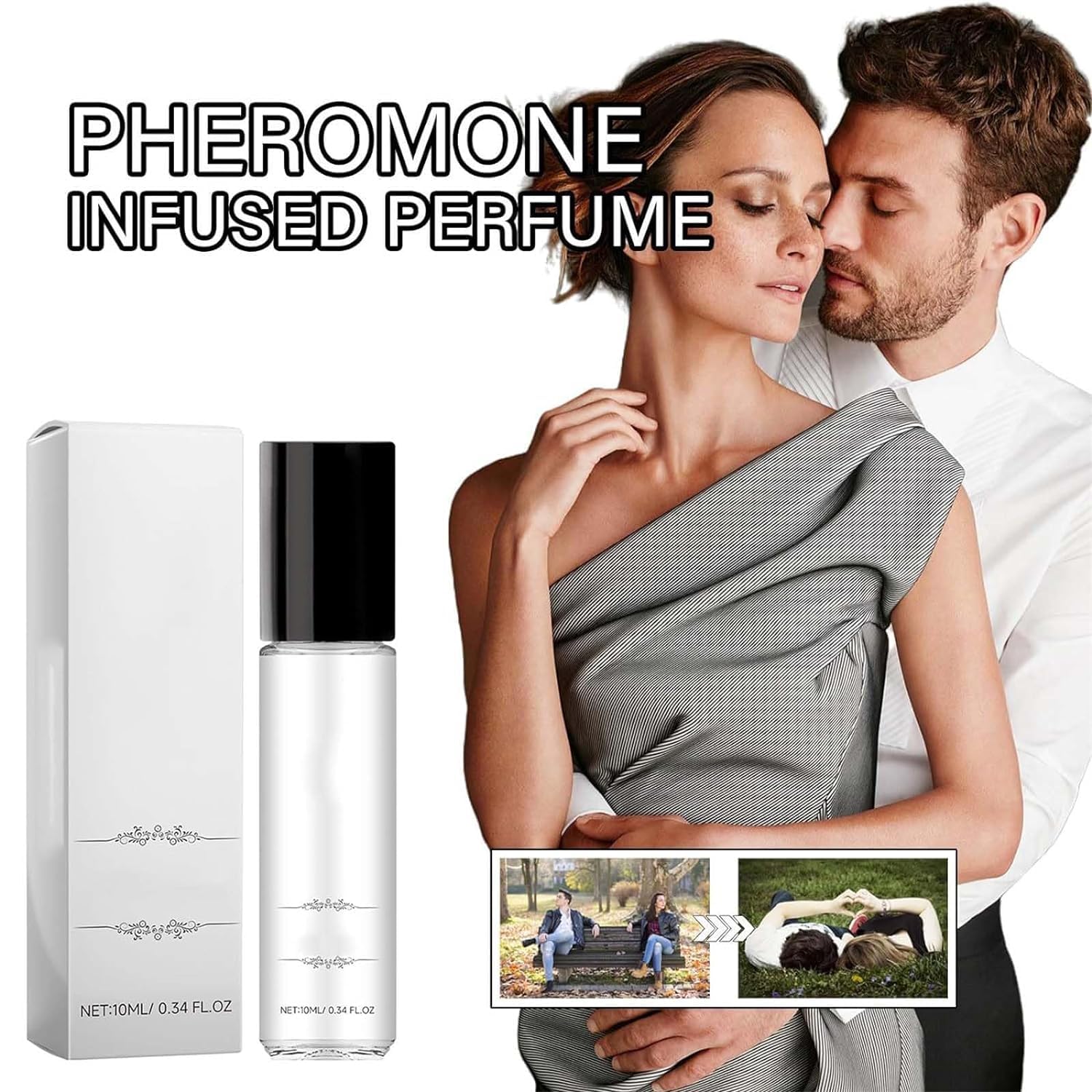 Rebel Pheromone Cologne for Men - Alloura Long Lasting Fragrance (0.34 Fl Oz) | Attract & Impress | Date Night, Clubs & Special Occasions