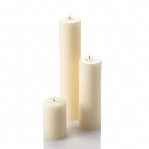 Richland® Ivory Pillar Candles Set of 30 - Long-Lasting Scented Candles for Weddings, Home Decor, and Romantic Ambiance