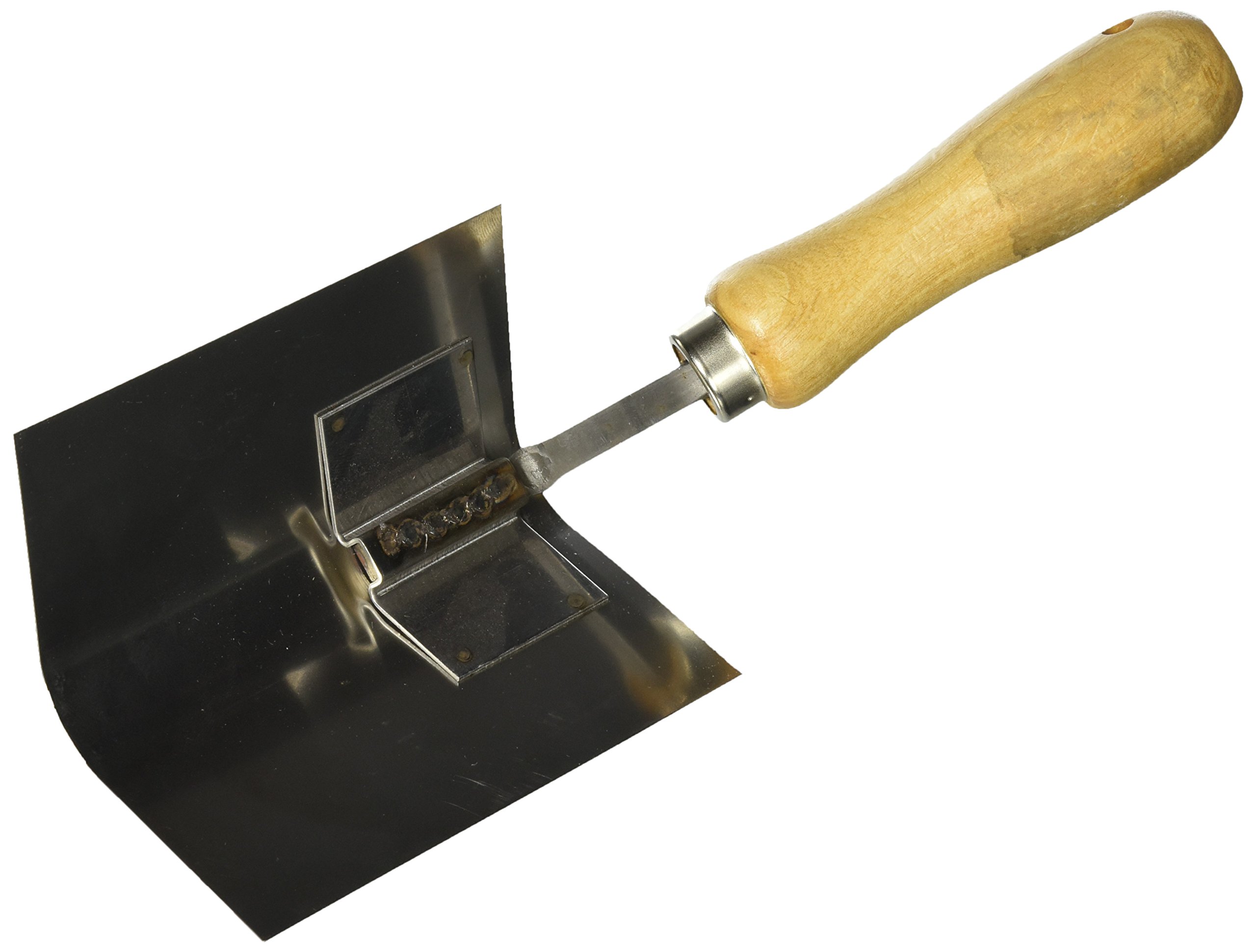 Kraft Tool DW450 5-Inch Bullnose Inside Corner Trowel - Multi-Purpose Drywall Finishing Tool for Smooth Corners & DIY Home Projects