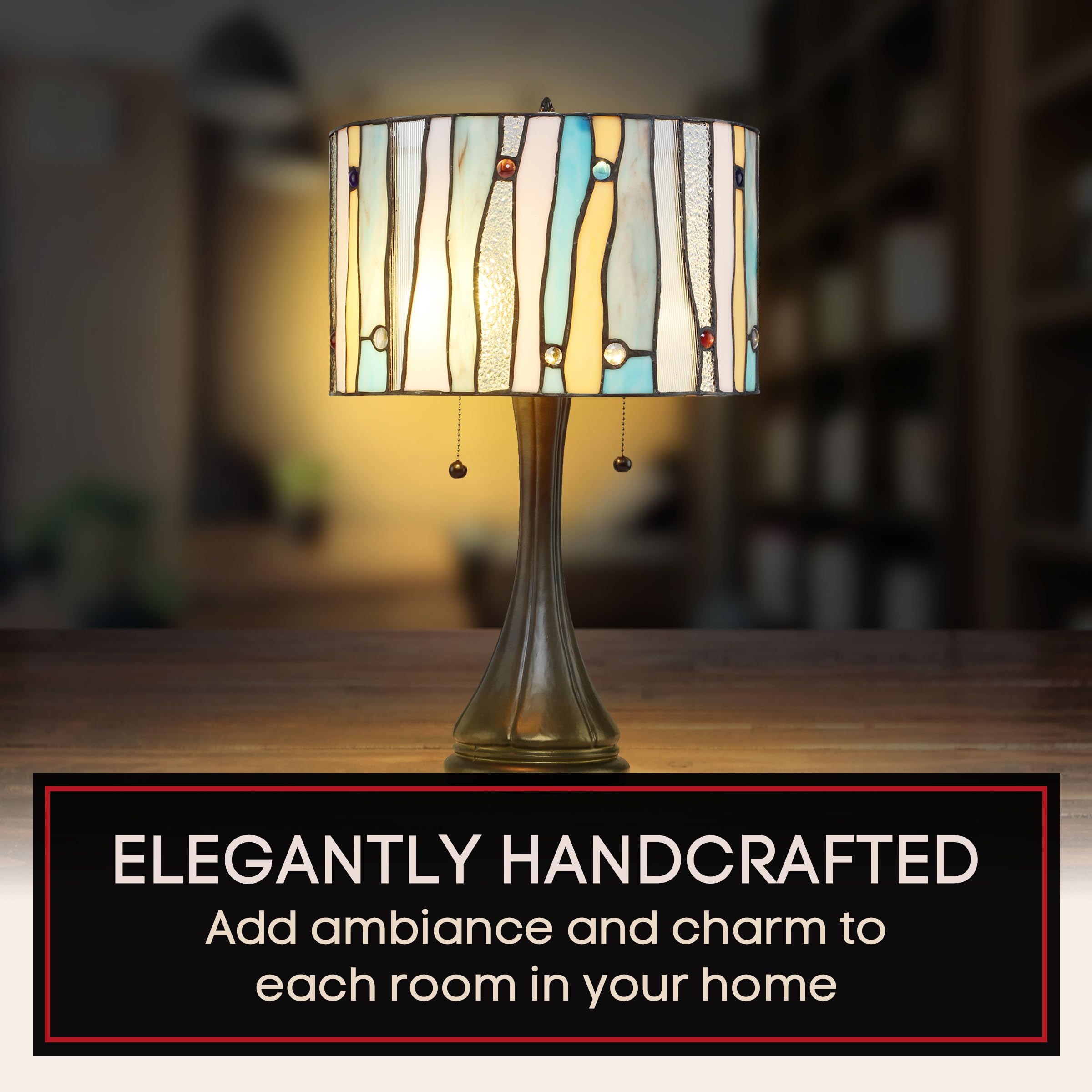 Serena D'italia Tiffany Style Table Lamp - 20.5