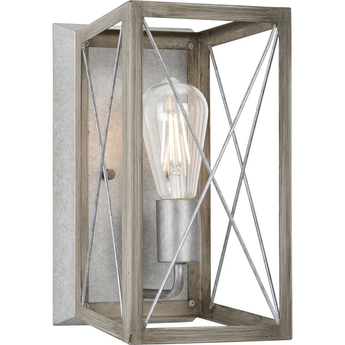 Briarwood Collection One Light Wall Sconce - Modern Rustic Wall Light Fixture for Bedroom, Living Room & Hallway Lighting Decor