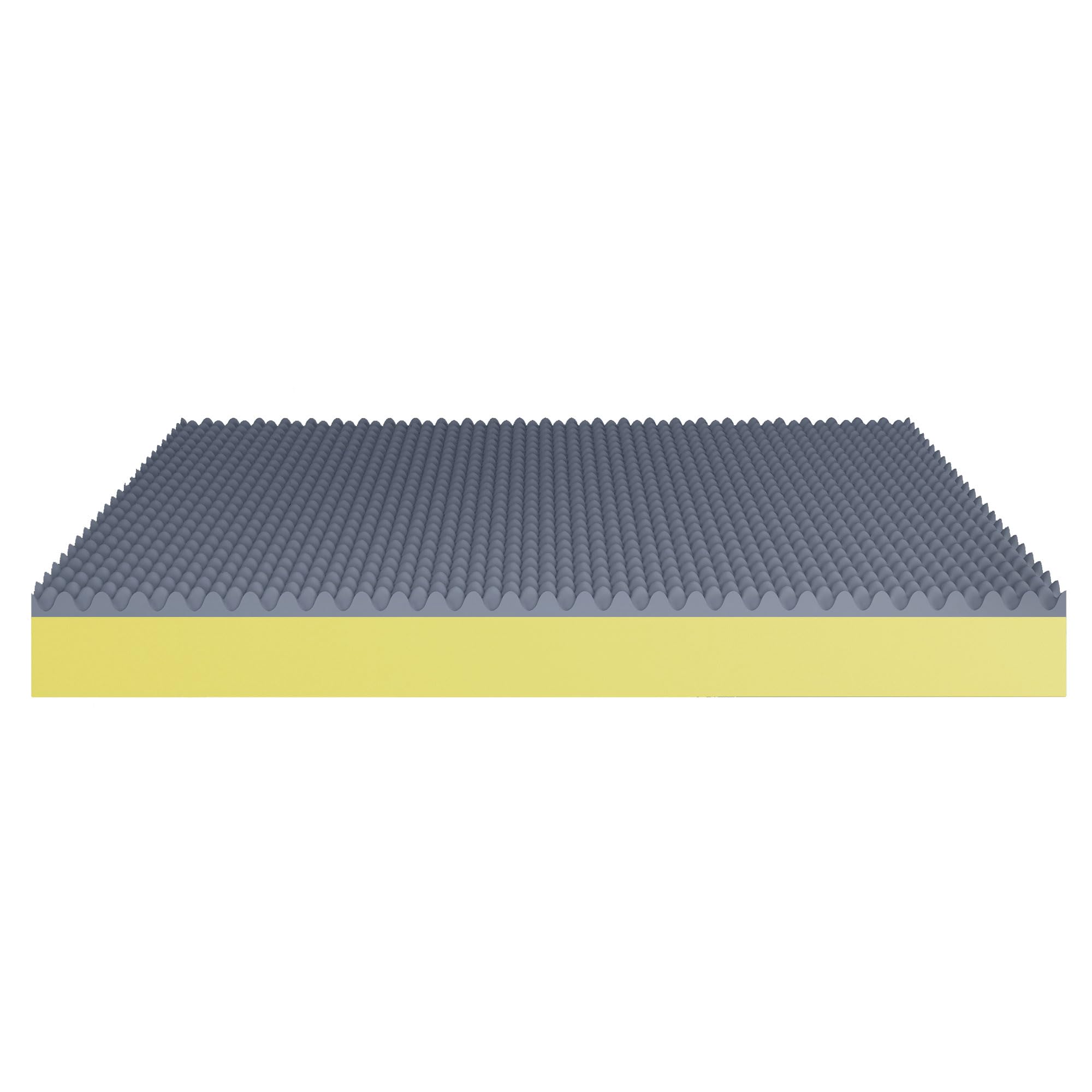 Baldiflex Emporio - 7cm Height Single Memory Foam Mattress, Super Sleep, Removable Cover, Aloe 3D, Size 100x200x27cm - Perfect for Guest Beds, Dorm Rooms & Small Spaces