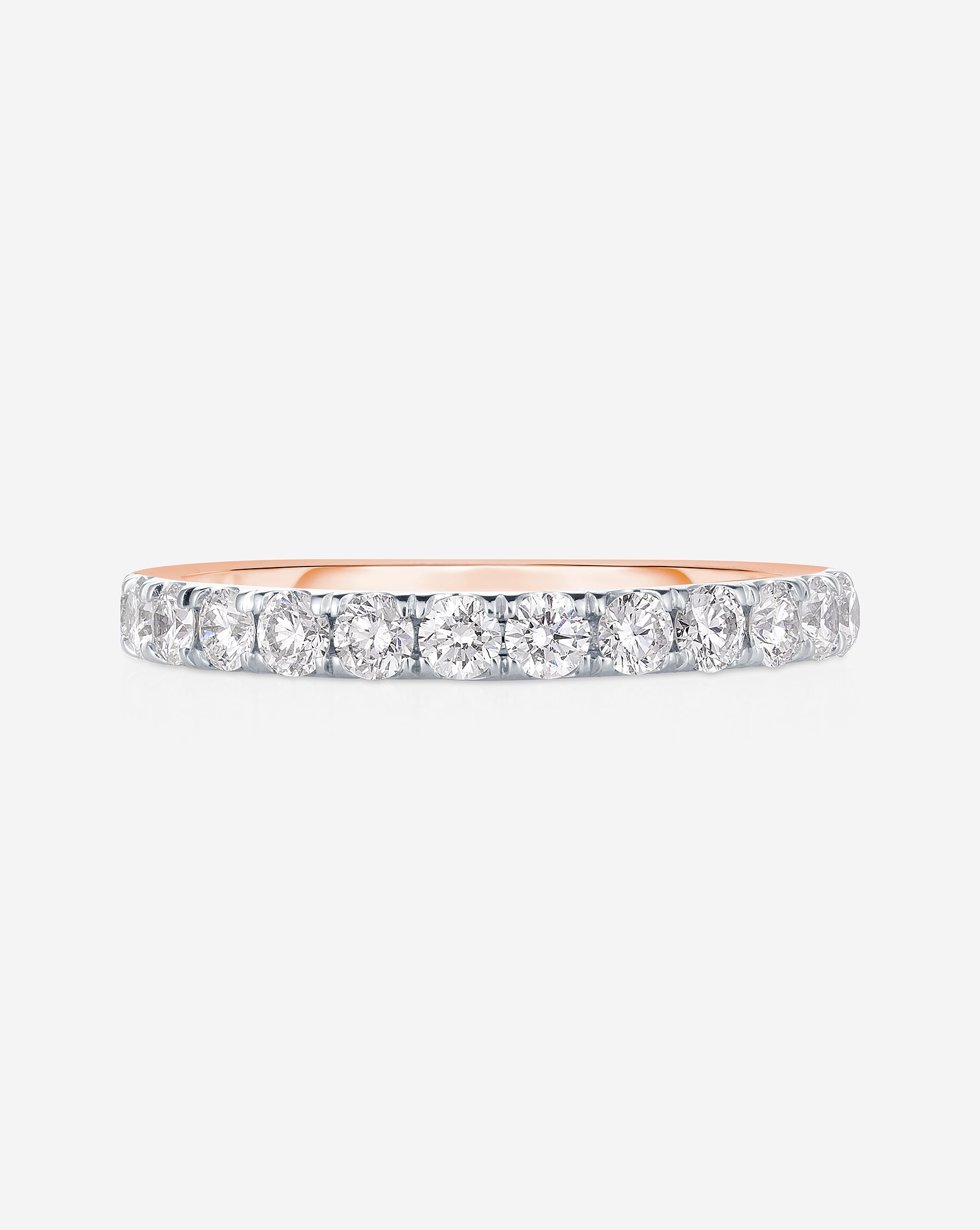 2.5mm Perfect Pavé Diamond Ring - Elegant & Sparkling Wedding Band for Women | Ideal for Engagement, Anniversary & Special Occasions