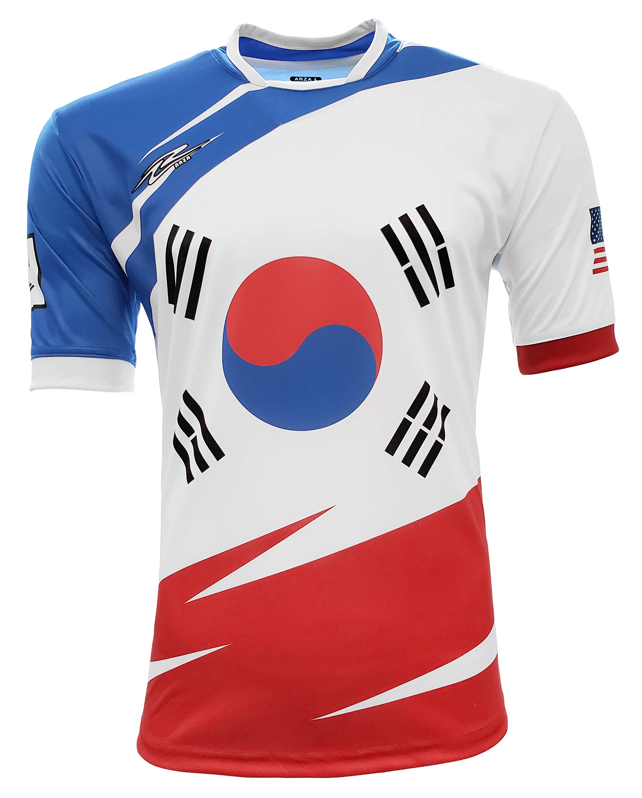Official Korea & USA National Team Fan Jerseys - Authentic Soccer Football Jerseys for Men & Women - Perfect for World Cup, Match Days & Sports Events