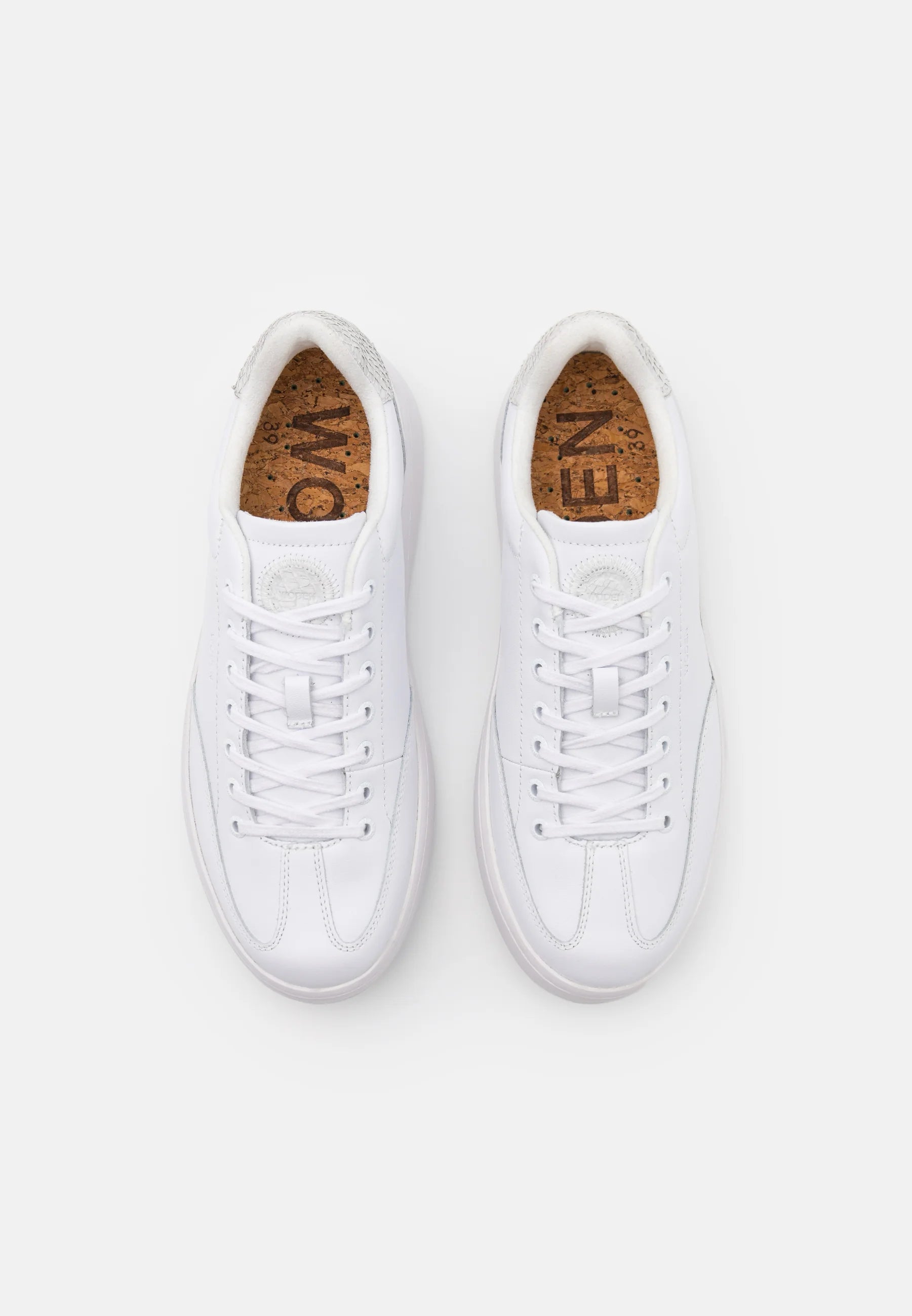 Premium Pernille Leather Running Shoes (White) | Woden – Lightweight & Comfortable for Jogging, Gym Workouts & Daily Wear