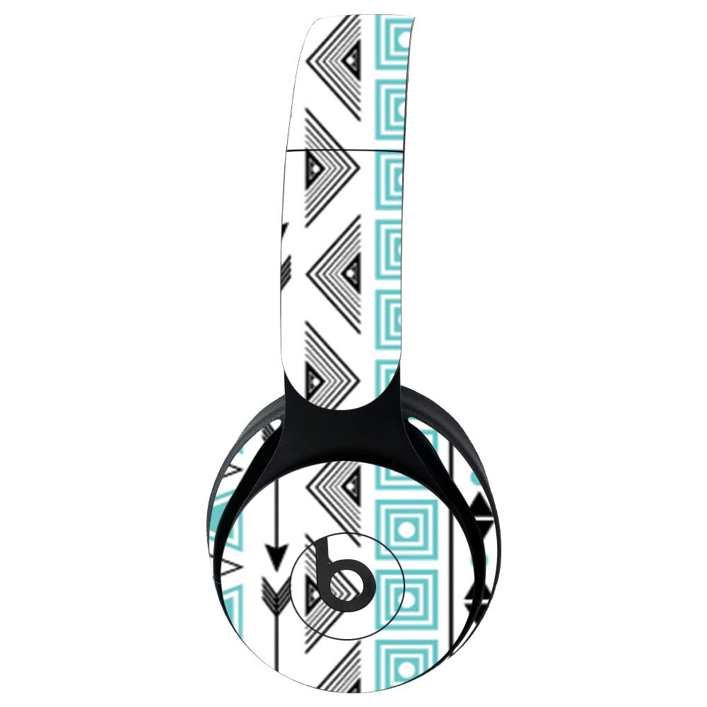 MightySkins Protective Vinyl Skin Wrap for Beats Solo Pro Wireless Headphones - Turquoise Tribal Design | Durable Decal Cover | Easy to Apply & Remove | Made in USA | Perfect for Travel, Gym & Daily Use