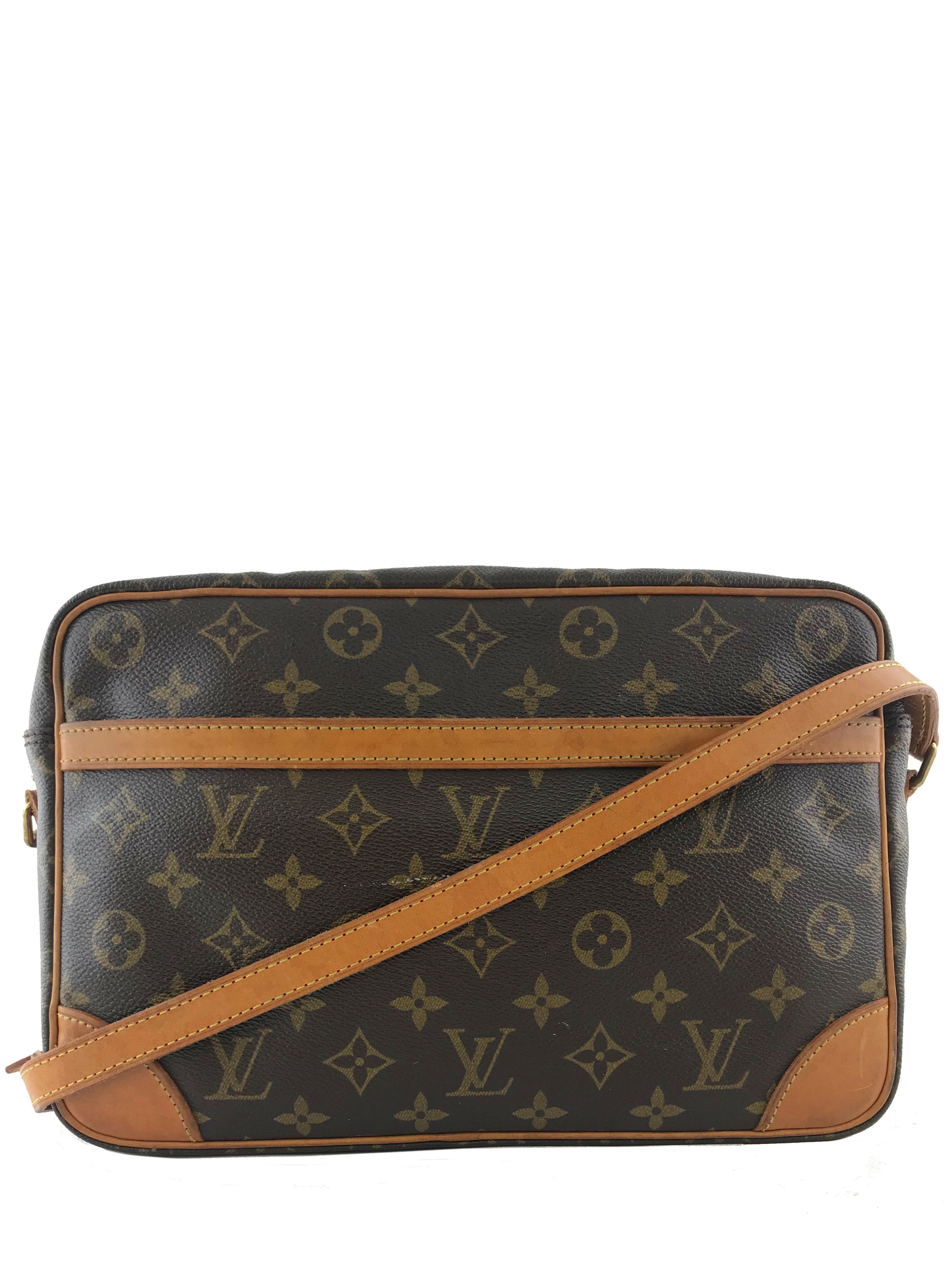 Authentic Louis Vuitton Monogram Canvas Trocadero 30 Crossbody Bag - Luxury Designer Handbag for Women, Perfect for Work, Travel & Everyday Use