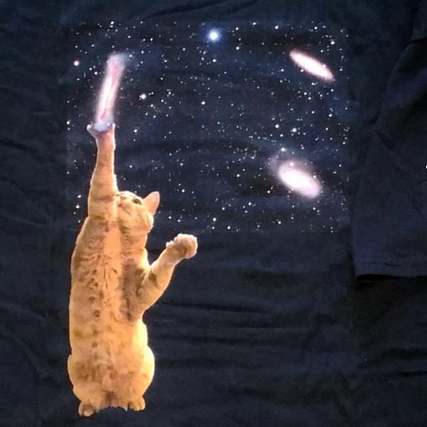 Cloud Break Optics Logo T-Shirt - Charlie with Leo Triplet Design | Astronomy & Stargazing Enthusiast Apparel