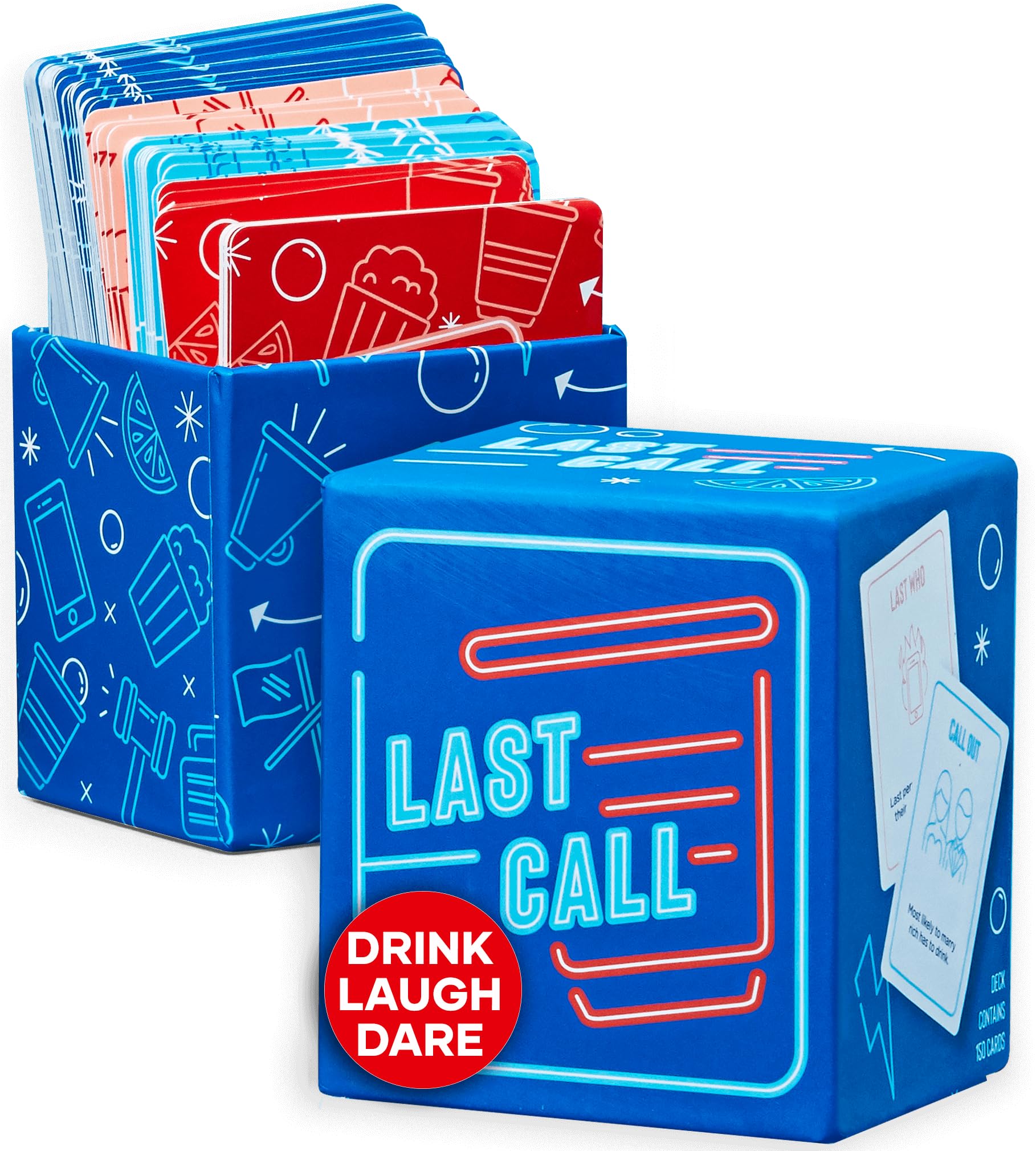 OFF TOPIC Last Call Fun Drinking Game for Adults - Hilarious Party Game Cards for Group Game Nights & Social Gatherings | Perfect for Bachelorette Parties, College Events & Bar Nights