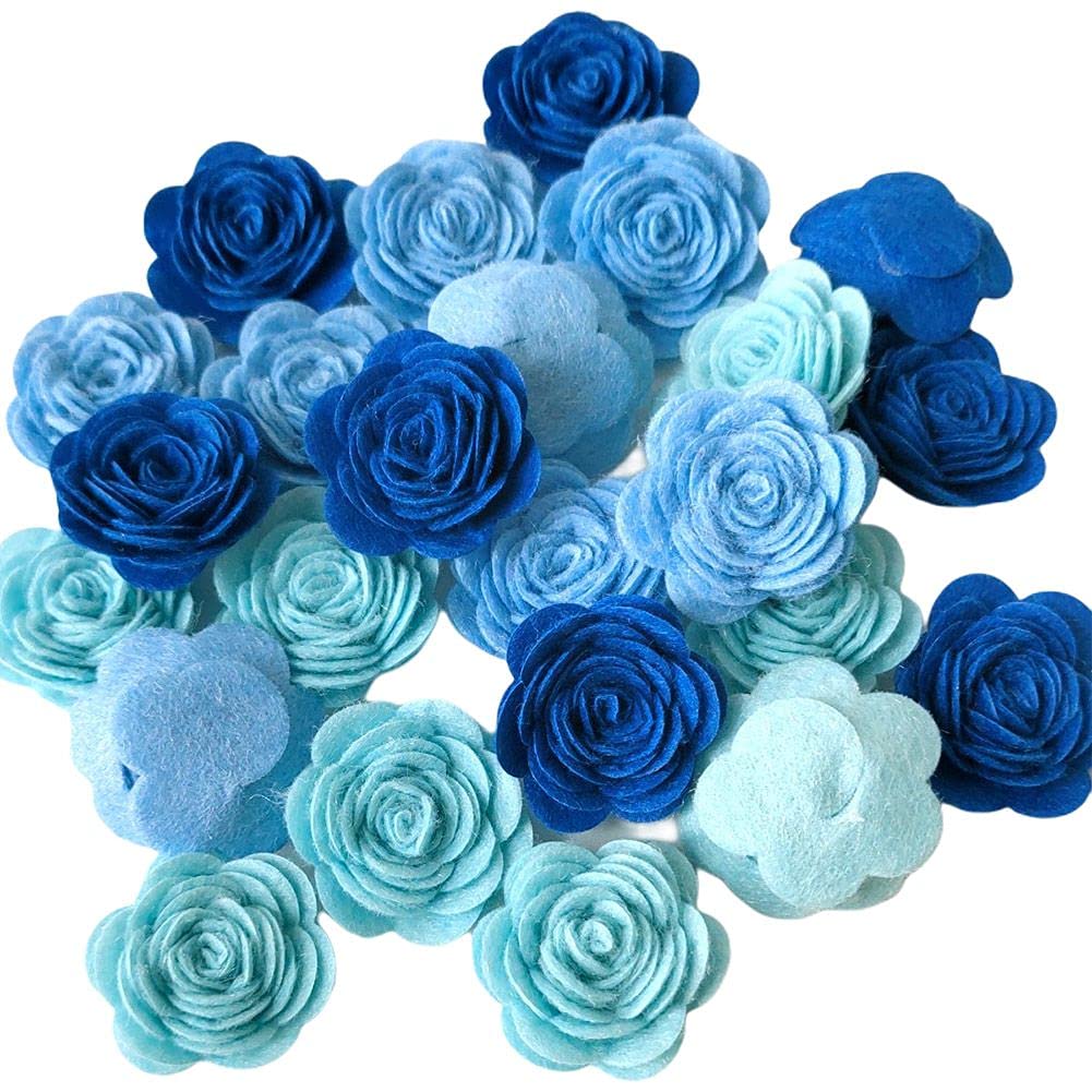 Artificial Paper Roses - Gradient Mixed Color Tone Decorative Flowers for DIY Crafts, Scrapbooking, Embellishments | Perfect for Home Decor, Wedding Centerpieces & Gift Wrapping