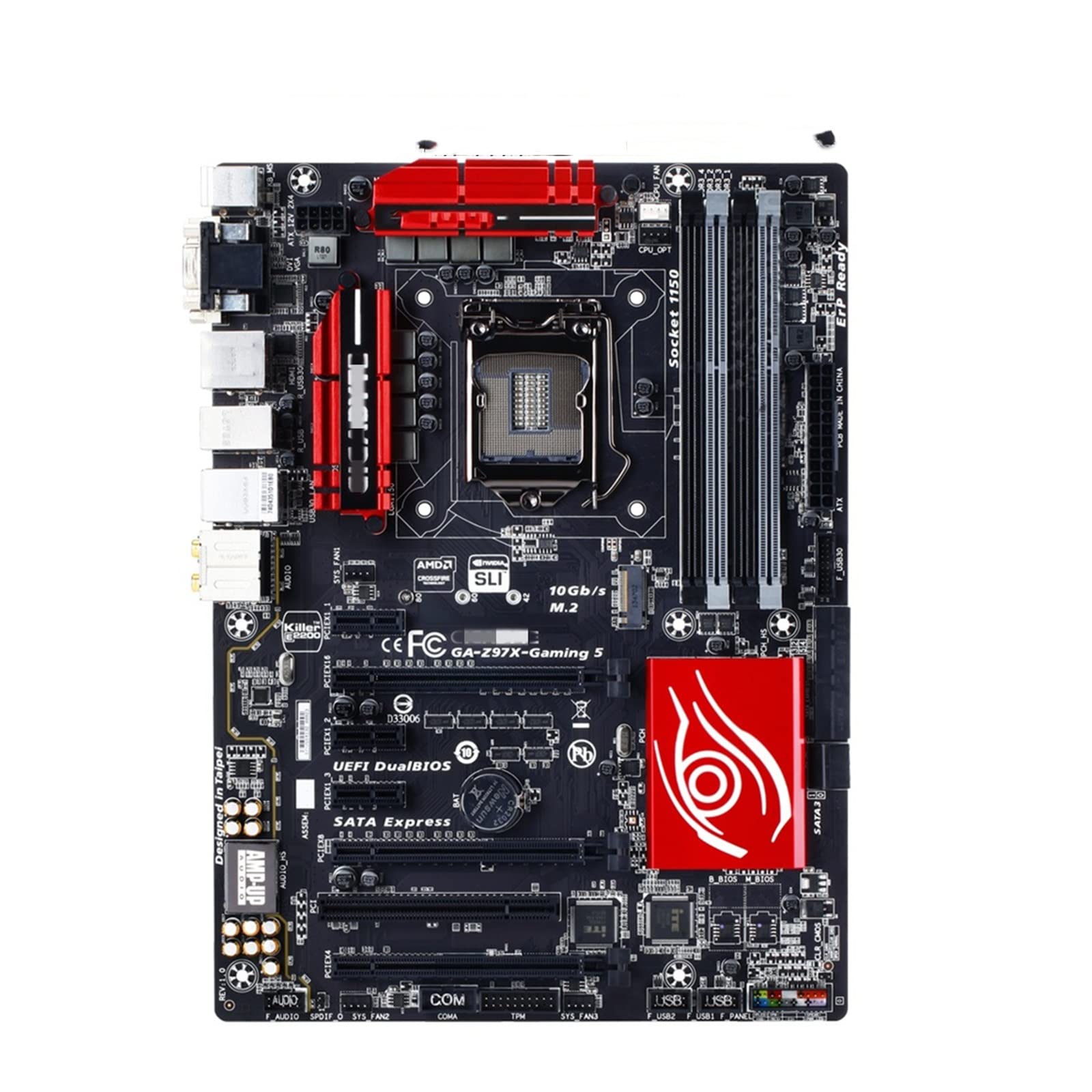 Gigabyte GA-Z97X-Gaming 5 LGA 1150 DDR3 ATX Motherboard - Z97 Chipset, USB 3.0, 32GB Max RAM, Used Gaming Desktop PC Mainboard for High Performance Gaming & PC Builds