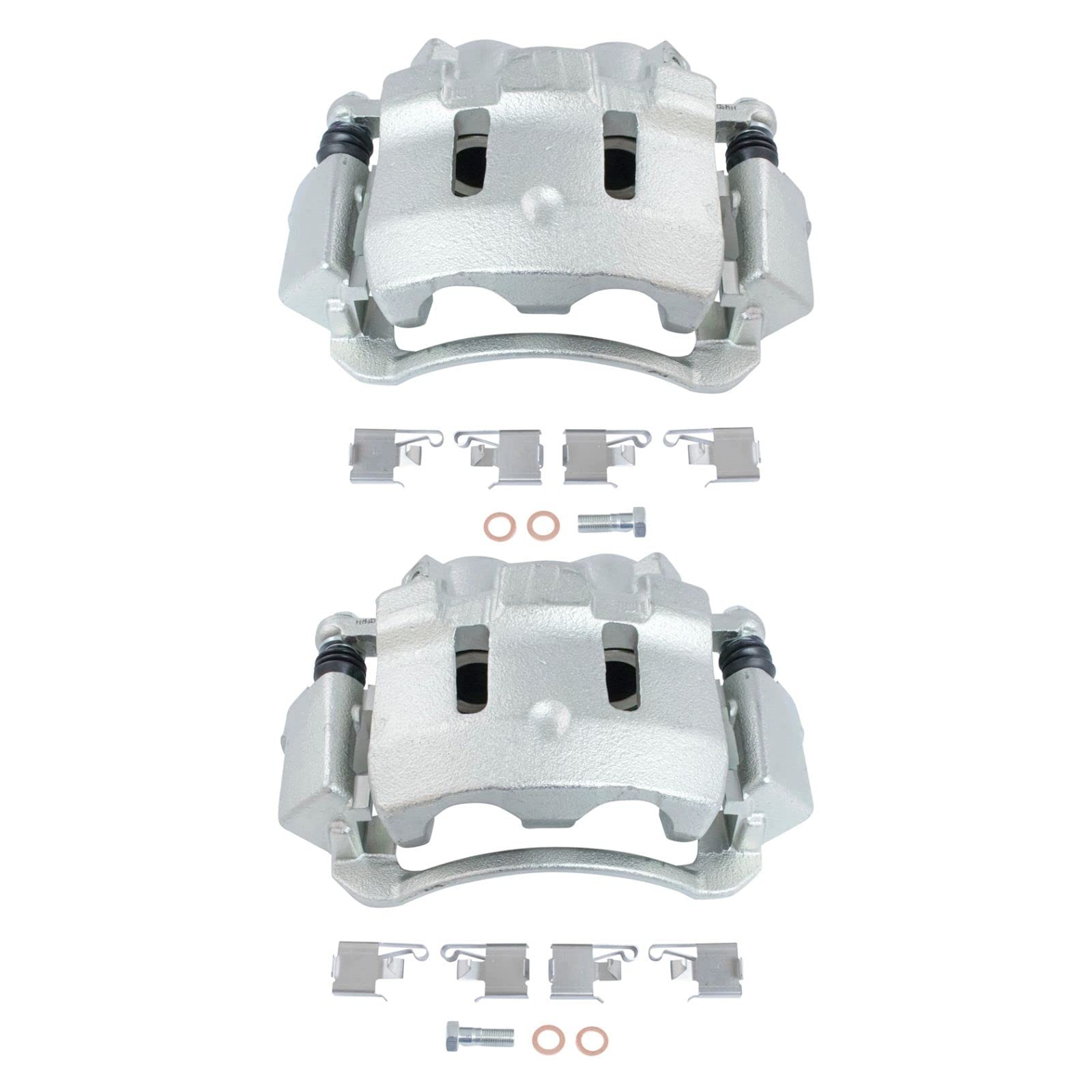 Front Brake Caliper Set for 2000-2005 Ford Excursion & 1999-2004 F-250/F-350 Super Duty - Heavy Duty Truck Brake Replacement for Towing & Off-Road Use