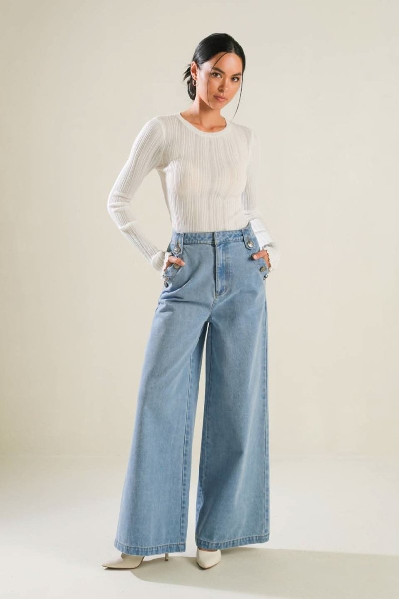 Adventure Awaits Men's Denim Pants - Durable & Comfortable Jeans for Outdoor Activities, Hiking & Casual Wear