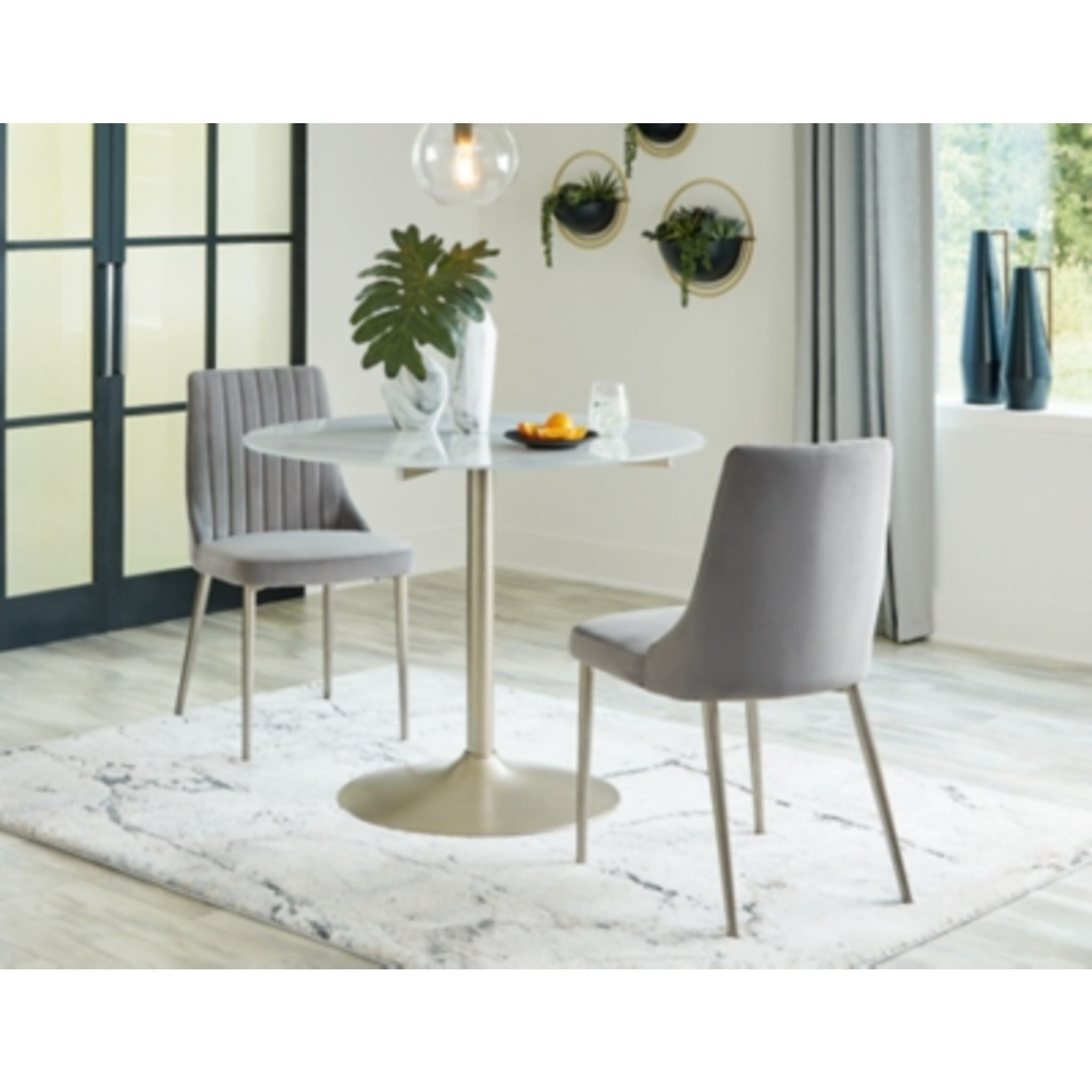 Barchoni 5-Piece Dining Set - Modern Kitchen Table and Chairs for Small Spaces | Perfect for Apartments, Breakfast Nooks & Cozy Family Meals