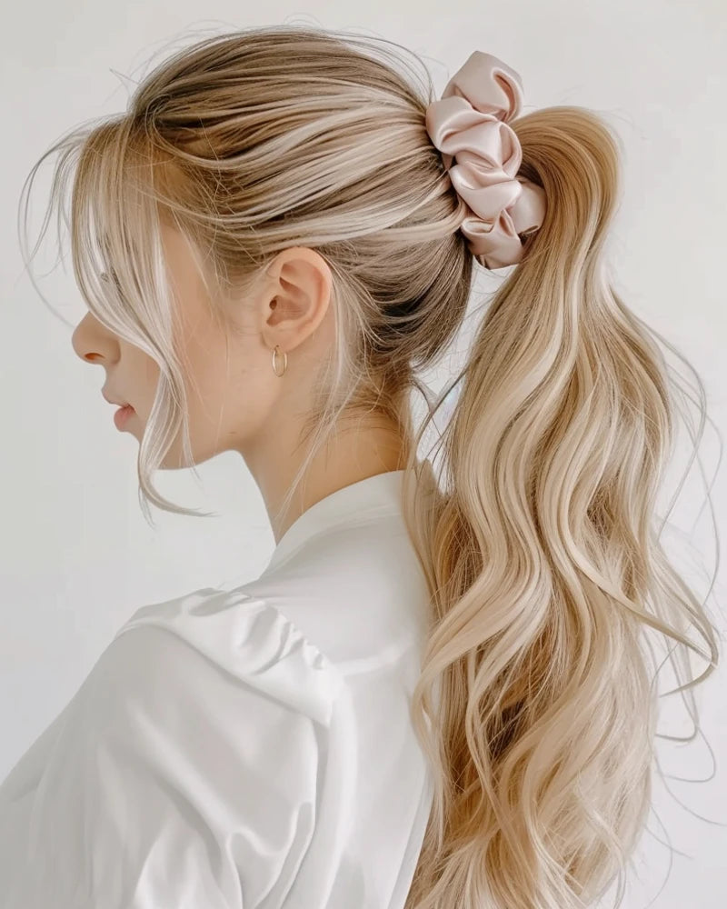 22 Momme 5CM Wide Premium Silk Hair Bands for Women - Soft & Comfortable Headbands for Sleeping, Yoga, Workout and Everyday Use