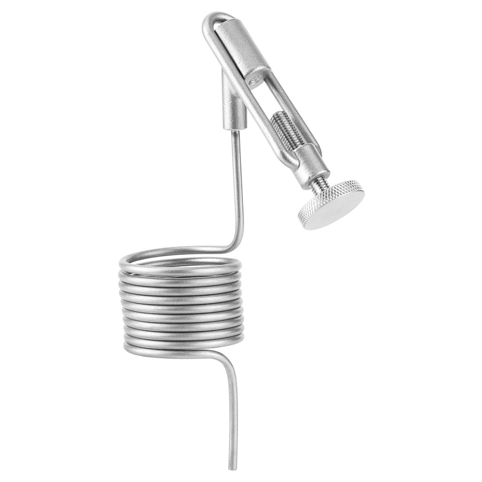 304 Stainless Steel Sampling Coil Defoamer for Homebrew Beer - Brewing Sampling Valve & Defrother Kit - Fermenter Accessory for Beer, Wine & Mead Making (Silver)