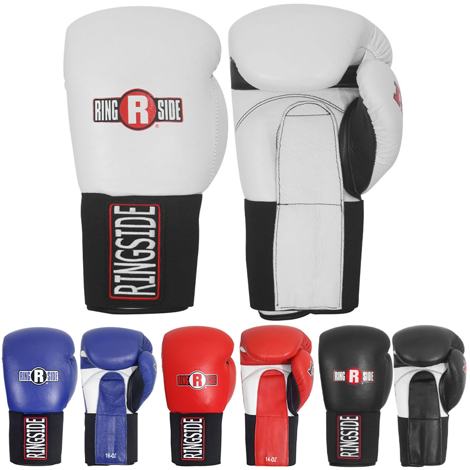 Ringside IMF Tech Hook and Loop Boxing Gloves - Professional Training & Sparring Gear for MMA, Kickboxing, and Fitness Workouts