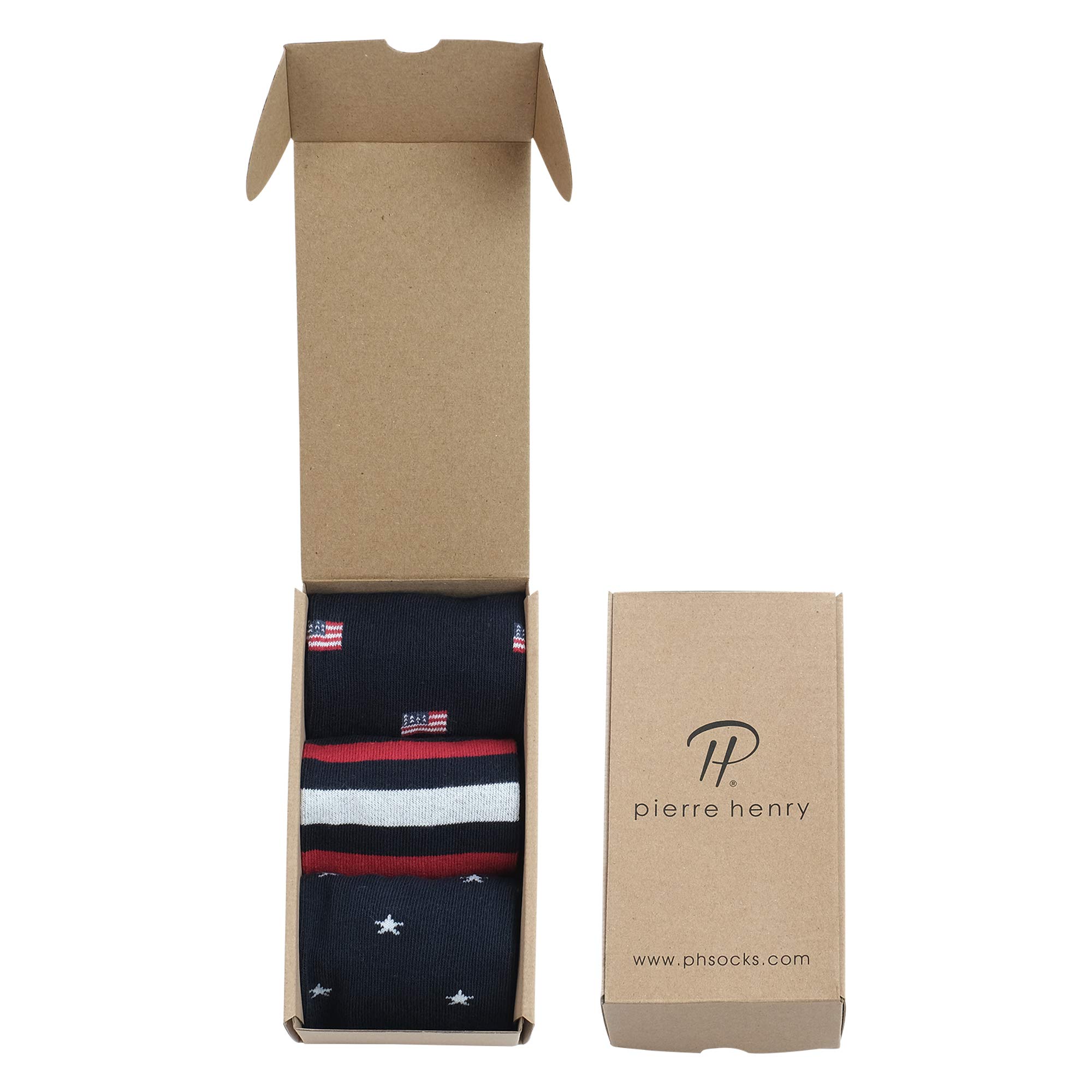 Premium Cotton Over the Calf Dress Socks for Men (3-Pack) - Stay-Up Long Socks for 12+ Hours - Comfortable Business & Formal Wear Socks for Office, Weddings & Special Occasions
