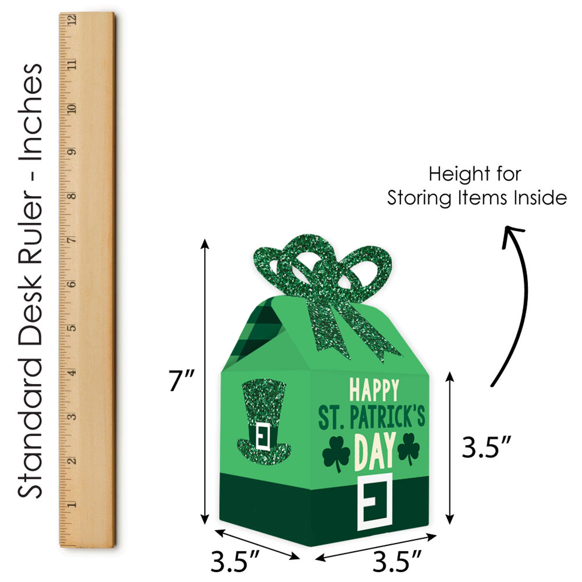 St. Patrick's Day Gift Boxes - 12 Pack for Party Favors & Decor